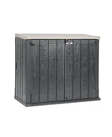 Toomax Stora Way All Weather Outdoor 5' x 3' Storage Shed Cabinet