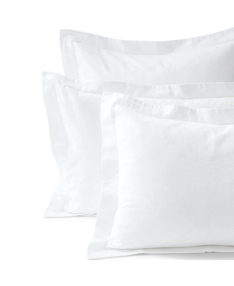 Lands' End Comfy Super Soft Cotton Flannel Pillow Sham - 5oz