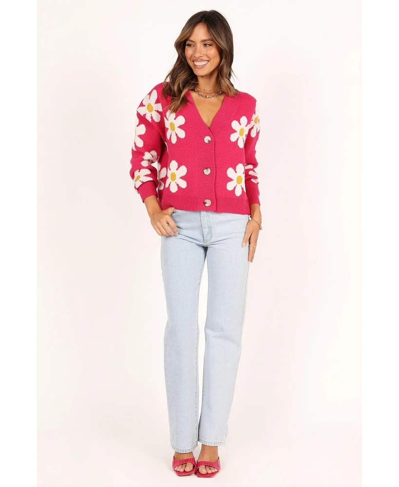 Petal and Pup Women's Daisy Cardigan