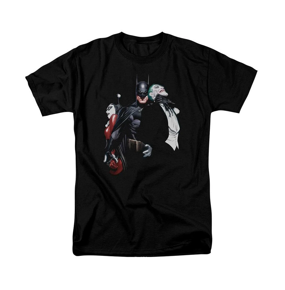 Batman Men's Joker Harley Choke Short Sleeve Adult Tee / T-Shirt