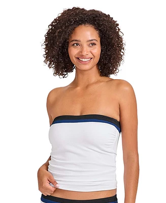 Tommy Bahama Island Cays Colorblocked Tummy-Control Bandeau Tankini Top