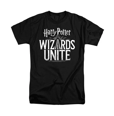 Harry Potter Men's Wizards Unite Logo Short Sleeve Adult Tee / T-Shirt