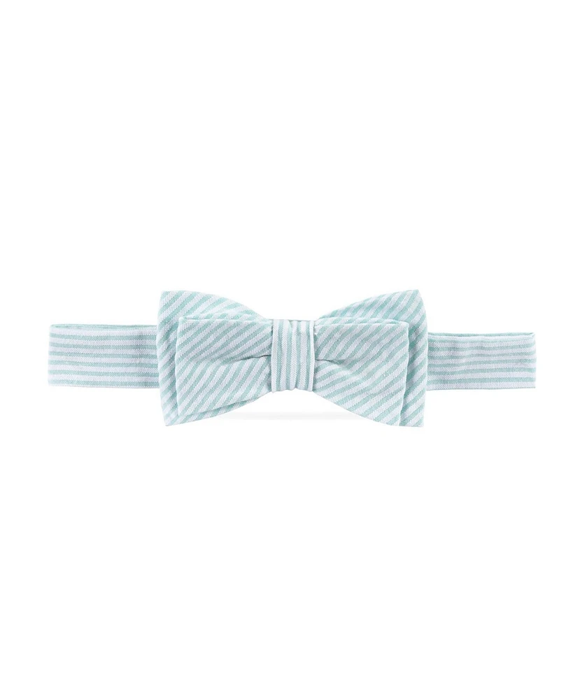 Hope & Henry Boys' Classic Seersucker Bow Tie, Kids