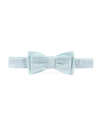 Hope & Henry Boys' Classic Seersucker Bow Tie, Kids