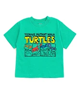 Teenage Mutant Ninja Turtles T-Shirt and French Terry Shorts Outfit Set