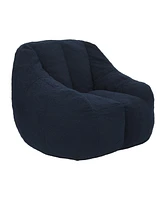 The Pop Home Comfy Bean Bag Chair with Memory Foam, Cozy Lounge for Dorm, Bedroom, Living Room-The