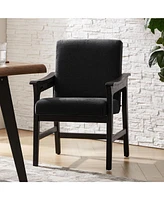 Hulala Home Marshall Modern Dining Chair with Solid Wood Legs