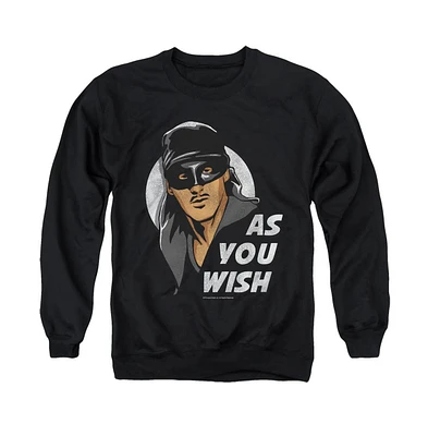 Princess Bride Men's As You Wish Adult Crewneck Sweatshirt