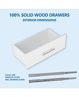 Short Tower Wood Built Closet Organizer Unit, Starter Kit