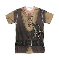 Princess Bride Mens Montoya Costume Short Sleeve Adult Poly Crew T-Shirt