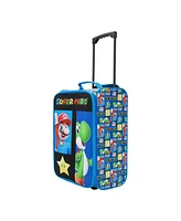 Super Mario Bros Mario & Yoshi Blue 18in Pilot Case