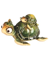 Fc Design "2-pc Set" 6"W Green Sea Turtle with Baby Figurine Statue Ornament Home Room Office Decor and Perfect Ideas for Housewarming, Holidays and B