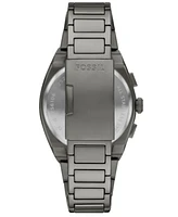 Fossil Men's Everett Chronograph Smoke Stainless Steel Watch, 44mm