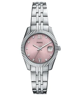 Fossil Women's Scarlette Three-Hand Date Stainless-Steel Watch, 32mm