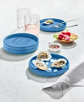 The Cellar Aaden Textured Appetizer Plates, Set of 4, Exclusively at Macy's