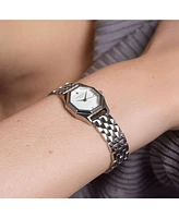 Rosefield Gemme Women's Silver Tone Stainless Steel Bracelet Watch 27.5mm