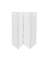 Hiddin Clear Freestanding Pet Gate Zig Zag