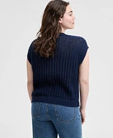 And Now This Women's Open-Knit Button-Front Cardigan Sweater, Exclusively at Macy's