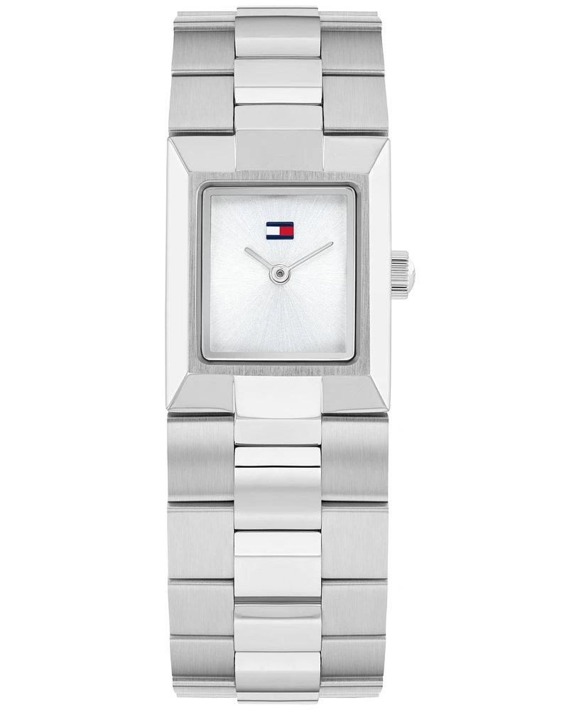 Tommy Hilfiger Women's Quartz Silver Tone Stainless Steel Bracelet Watch, 20.50mm x 25.20mm