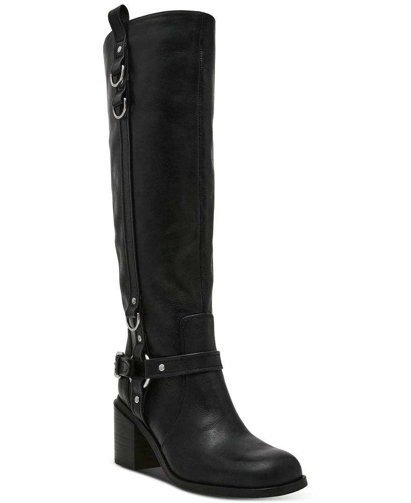 Steve Madden Women's Lawful Tall Moto Boots