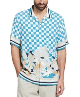 Original Penguin Men's Floral Check Shirt