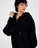 And Now This Women's Zippered Drawstring Hoodie, Exclusively at Macy's