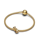 Pandora Gold-Plated Sparkling Bow Charm