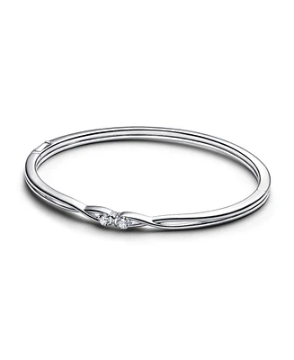 Pandora Infinite Double Facing Lab-Grown Diamond Bangle Bracelet