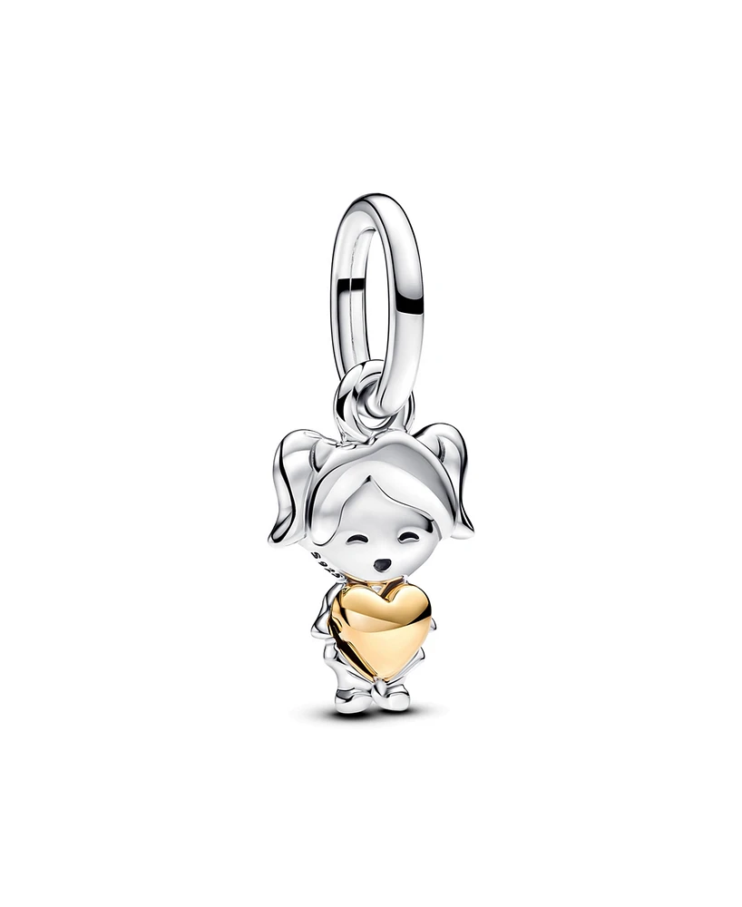 Pandora Two-Tone Happy Girl Dangle Charm