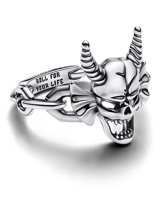 Pandora Sterling Silver Stranger Things Hellfire Club Ring