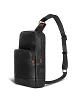 Onyx Leather Sling Bag