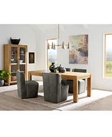 Pc. Dining Set (Davie Rectangular Table & Seham Chairs