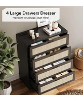 gaomon 4 Drawer Dresser for Bedroom