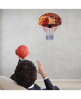 Kuyotq Wall Mounted Fan Backboard with Basketball Hoop and Rim