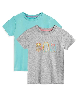Mightly Girls Fair Trade Organic Cotton Graphic Short Sleeve T-Shirt 2-pack