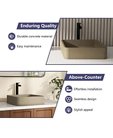 Casainc Square Vessel Bathroom Sink