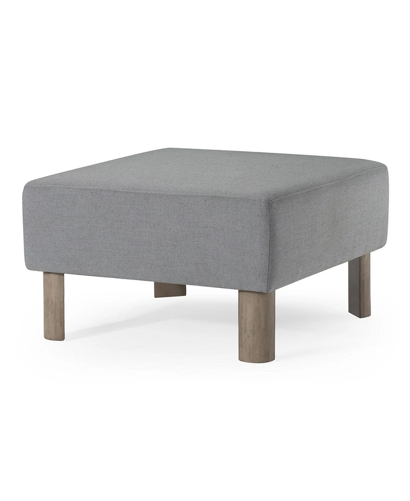 Maven Lane Lena Contemporary Upholstered Ottoman