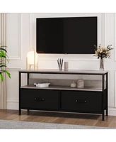 gaomon Dresser Tv Stand 50 Inch Entertainment Center with Storage Tv Stand for Bedroom Small Tv Stand Dresser with Drawers and Shelves, Tv & Media Con