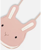 Deux par Deux Girl Rabbit Crossbody Bag Soft Pink - Toddler|Child