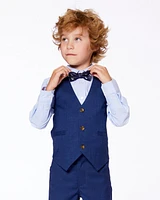 Deux par Boy Bow Tie Navy Blue And Dino - Toddler|Child