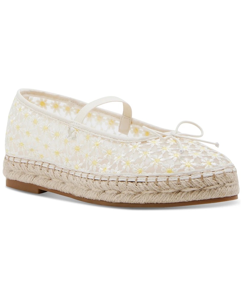 Madden Girl July Mary-Jane Platform Espadrille Flats