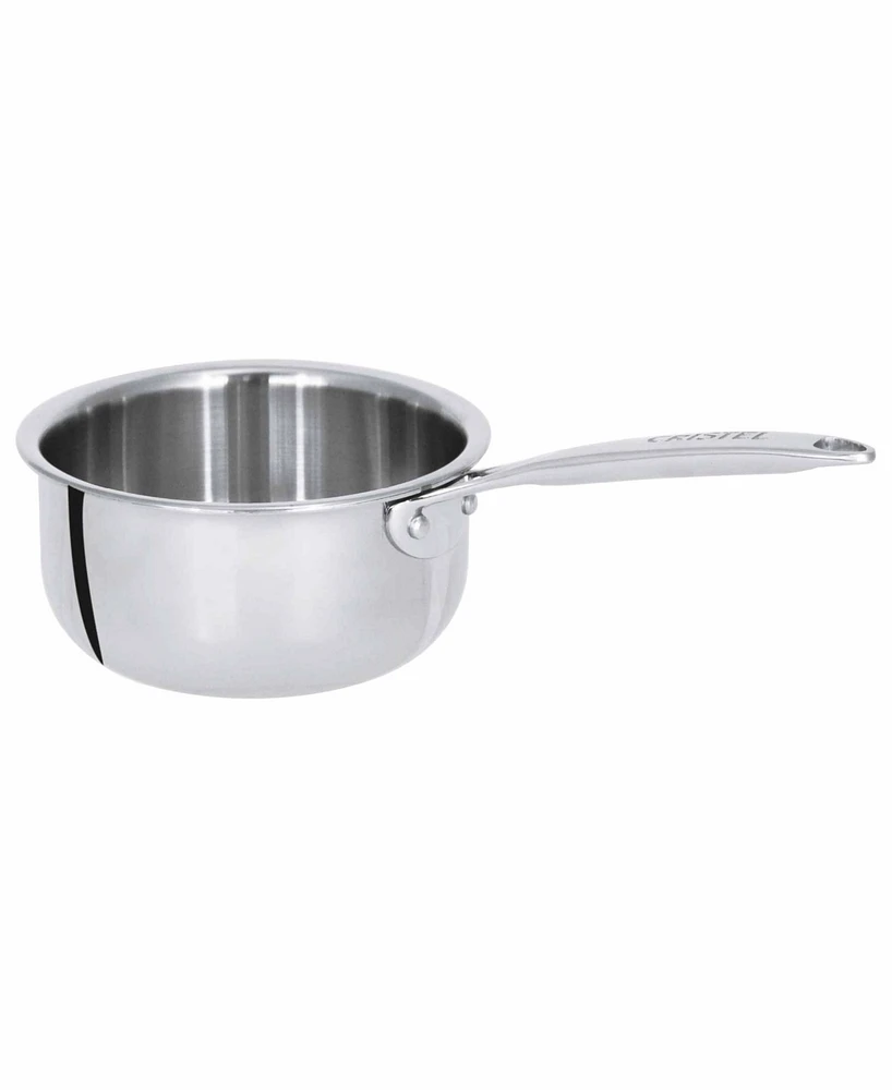 Cristel Castel Pro Mini 0.7-Quart Stainless Steel Saucepan