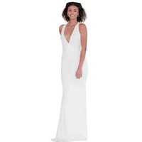 Pia Gladys Perey Women's V-Neck Maxi Dress