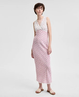 And Now This Women's Floral Mixed-Print Slip Dress, Exclusively at Macy's