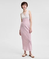 And Now This Women's Floral Mixed-Print Slip Dress, Exclusively at Macy's