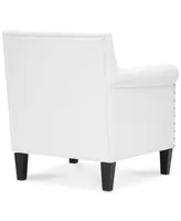 Antonia Faux Leather Accent Chair