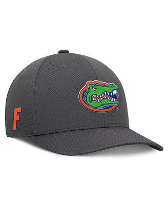 Top of the World Men's Charcoal Florida Gators Reflex Logo Flex Hat