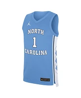 Jordan Men's Carolina Blue North Tar Heels Road Replica Basketball Jersey