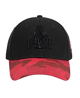 Colosseum Men's Black/Scarlet Ohio State Buckeyes On Our Honor Adjustable Hat