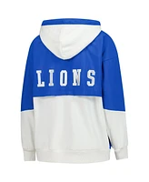 Starter Women's White Detroit Lions Scrimmage Full-Zip Hoodie